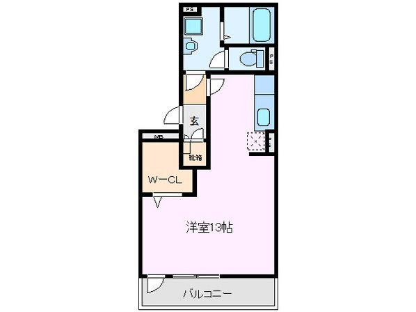 エレガンシアの物件間取画像